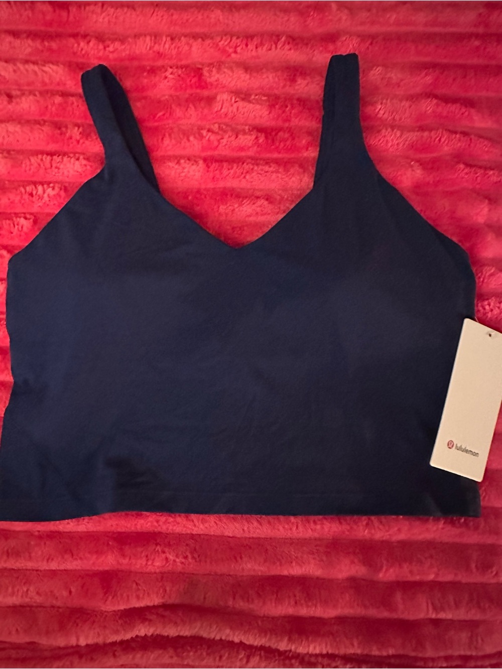 lululemon athletica Navy V-Neck Bralette Top